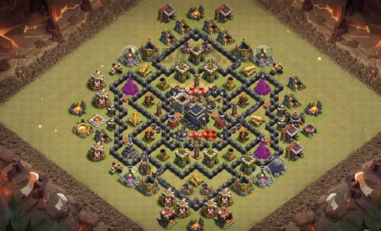 Clash Of Clans TH09 Trophy Base Link