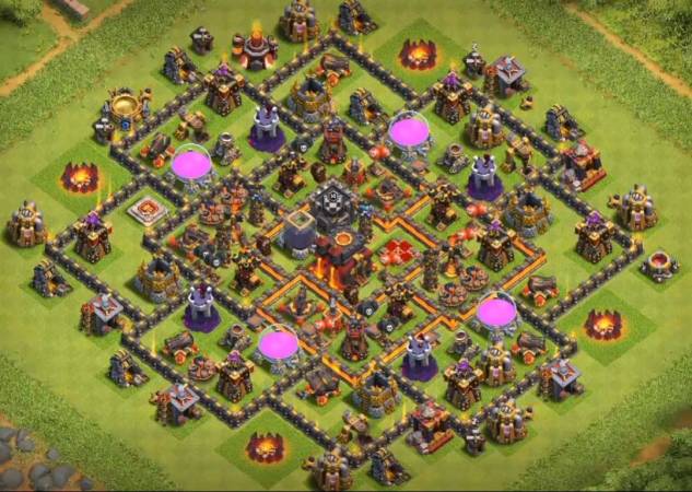 Clash Of Clans TH10 Farming Base Design