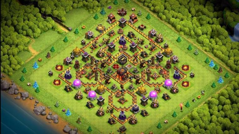 Clash Of Clans TH10 Trophy Layout Link