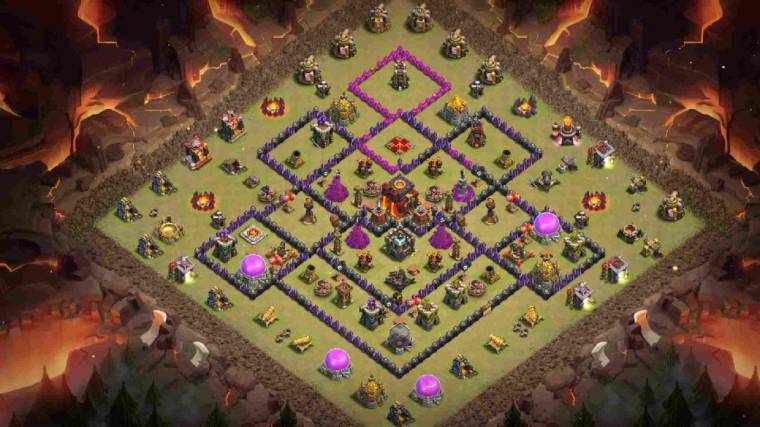 Clash Of Clans TH10 War Layout Copy Link