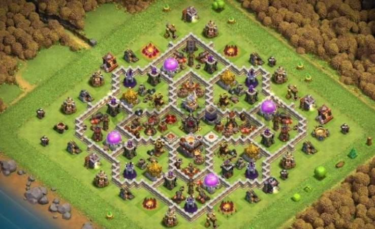 Clash Of Clans TH11 Hybrid Base Link