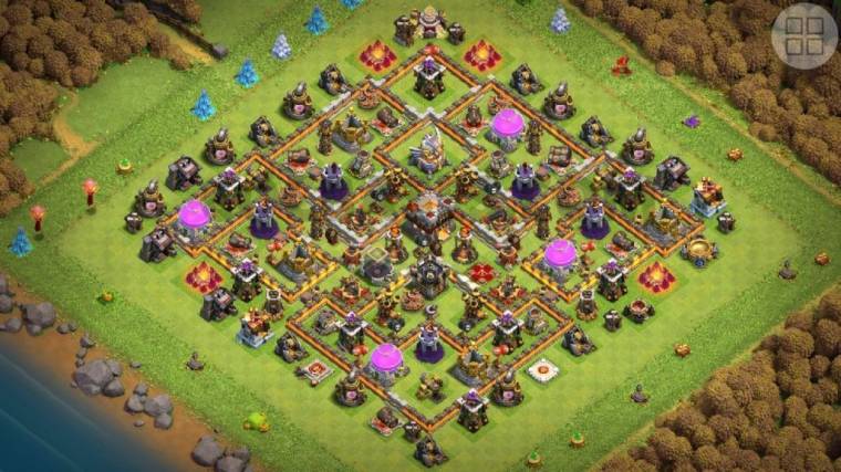Clash Of Clans TH11 Hybrid Layout Link