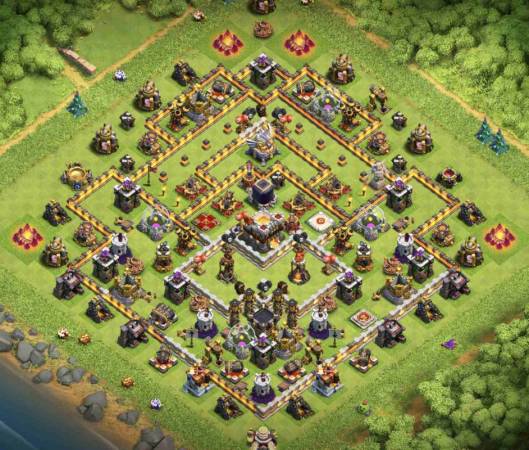 Clash Of Clans TH11 Trophy Base Link