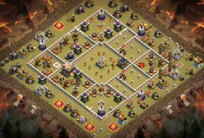 Clash Of Clans TH11 War Base Design