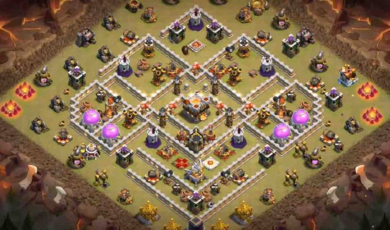Clash Of Clans TH11 War Base Layout