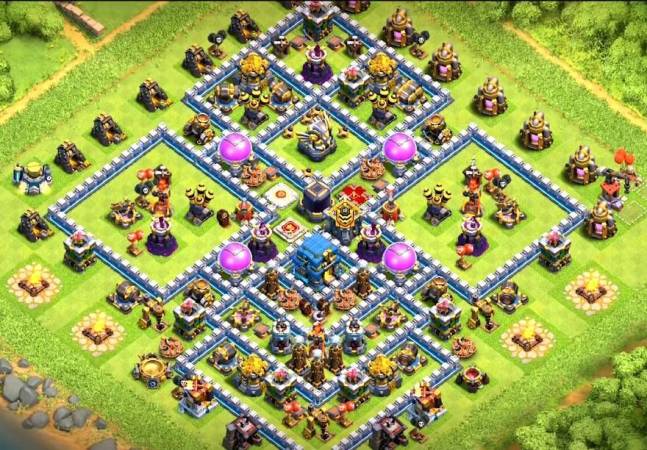 Clash Of Clans TH12 Hybrid Map Link