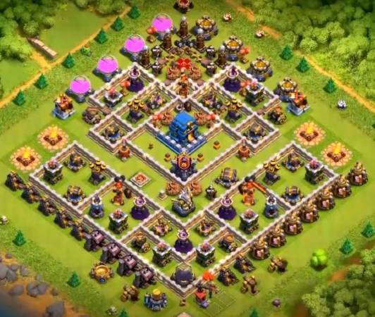 Clash Of Clans TH12 Trophy Base Copy Link