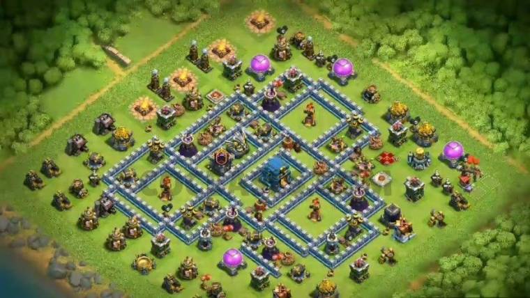 Clash Of Clans TH12 Trophy Base