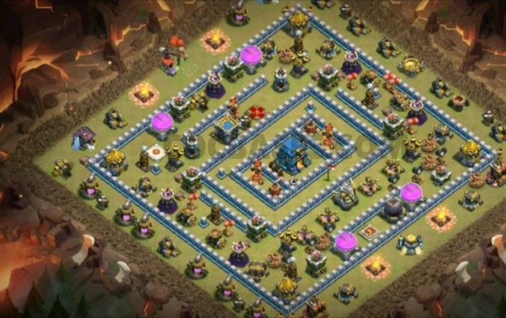 Clash Of Clans TH12 Trophy Layout Link