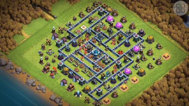 Clash Of Clans TH13 Trophy Layout Link