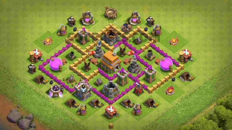 Clash Of Clans TH6 Base Link