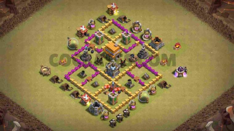 Clash Of Clans Th6 Base