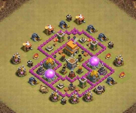 Clash Of Clans TH6 War Base Copy