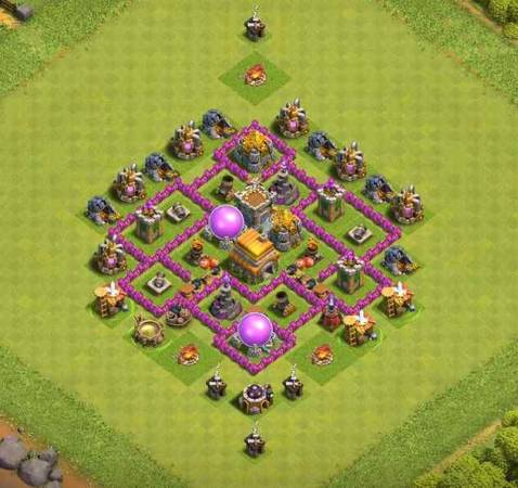 Clash Of Clans TH6 War Base Layout Link