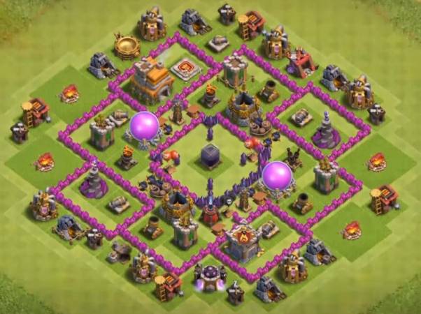 Clash Of Clans TH7 Farming Base