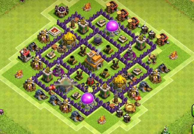 Clash Of Clans TH7 Farming Base