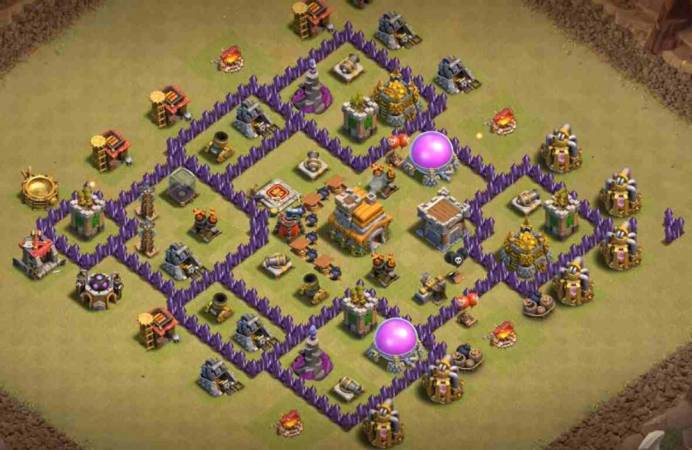 Clash Of Clans TH7 War Base Layout Link