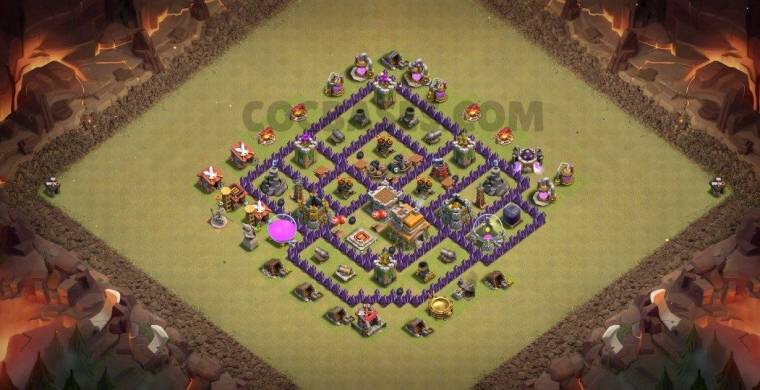 Clash Of Clans TH7 War Base Link