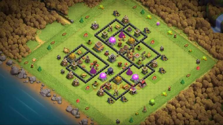 Clash Of Clans TH8 Base Copy