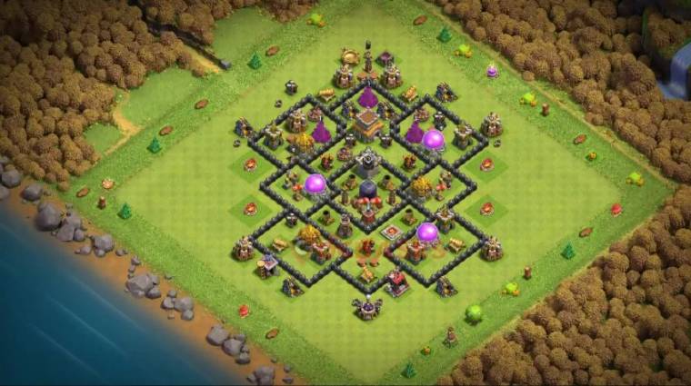 Clash Of Clans TH8 Base Layout Link