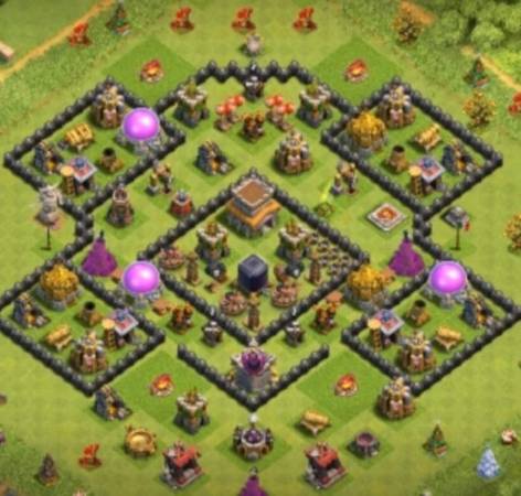 Clash Of Clans TH8 Farming Base Link