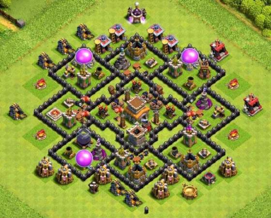 Clash Of Clans TH8 Farming Base