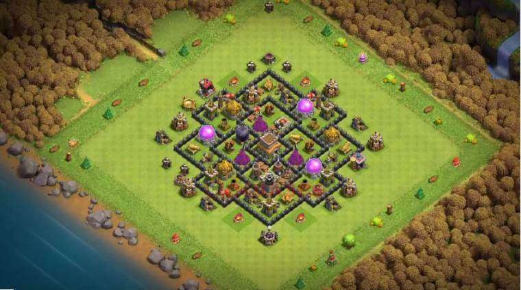 Clash Of Clans TH8 Home Base Link