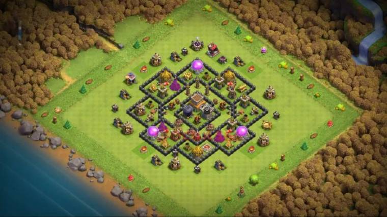 Clash Of Clans TH8 Layout Link