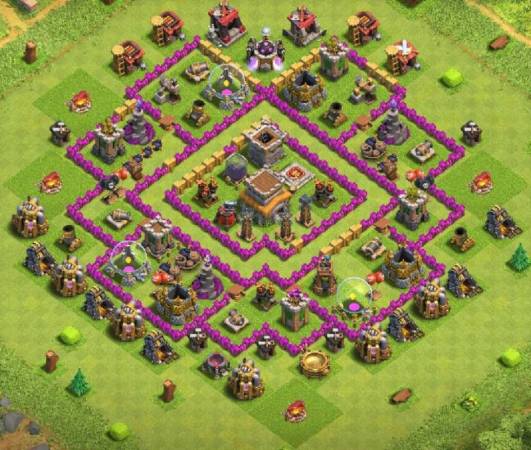 Clash Of Clans TH8 Map Link