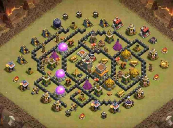 Clash Of Clans TH8 War Base Layout Link