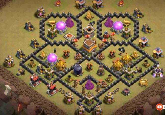 Clash Of Clans TH8 War Base Layout Link