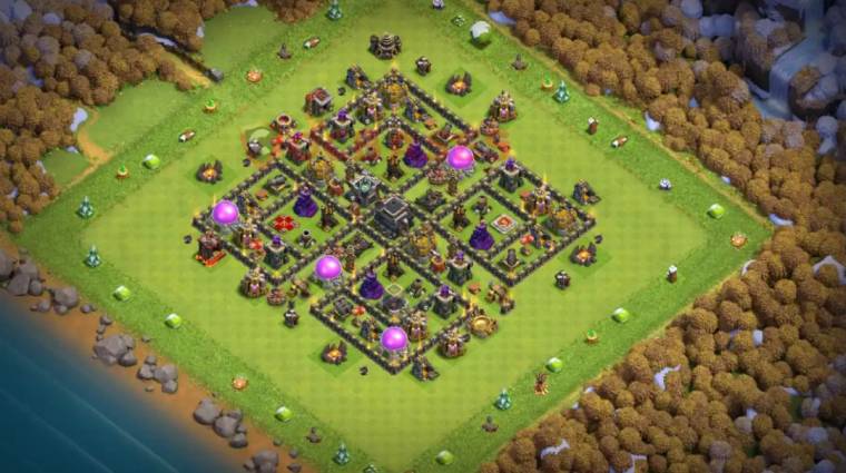 Clash Of Clans TH9 Farming Base Links