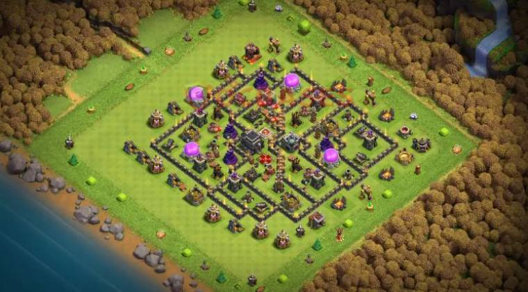Clash Of Clans Th9 War Base Anti 3 Stars