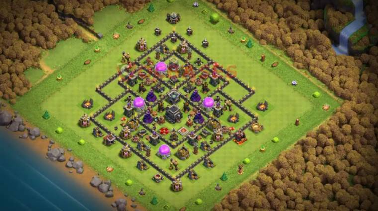 Clash Of Clans TH9 War Base Layout Link