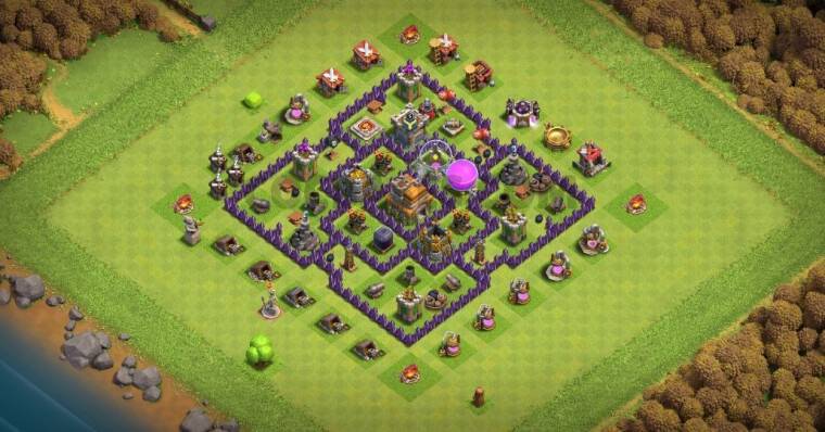 Clash Of Clans Town Hall 07 Trophy Base Layout