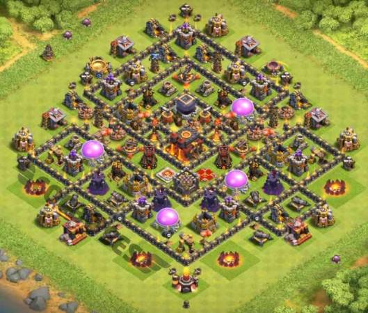 Clash Of Clans Town Hall 10 Hybrid Base