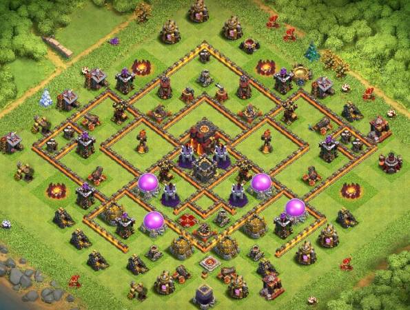 Clash Of Clans Town Hall 10 Trophy Base Link