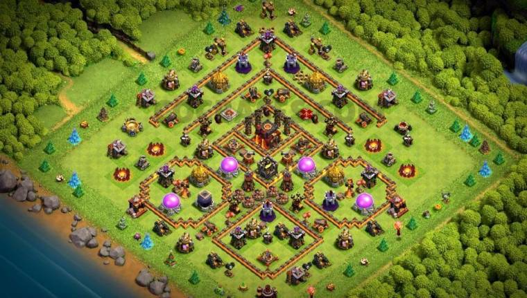 Clash Of Clans Town Hall 10 Trophy Base