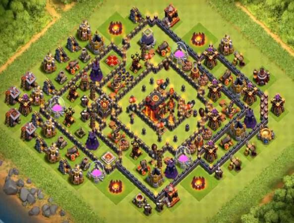 Clash Of Clans Town Hall 10 Trophy Base