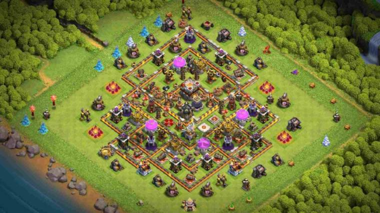 Clash Of Clans Town Hall 11 Farming Map