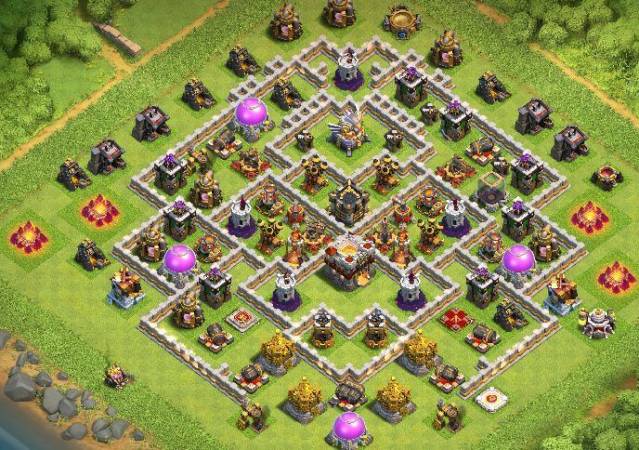 Clash Of Clans Town Hall 11 Trophy Layout Link