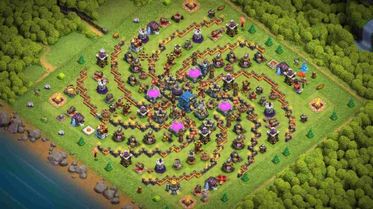 Clash Of Clans Town Hall 12 Base Design