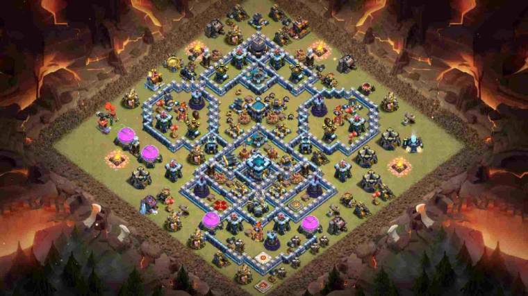 Clash Of Clans Town Hall 13 Base Layout