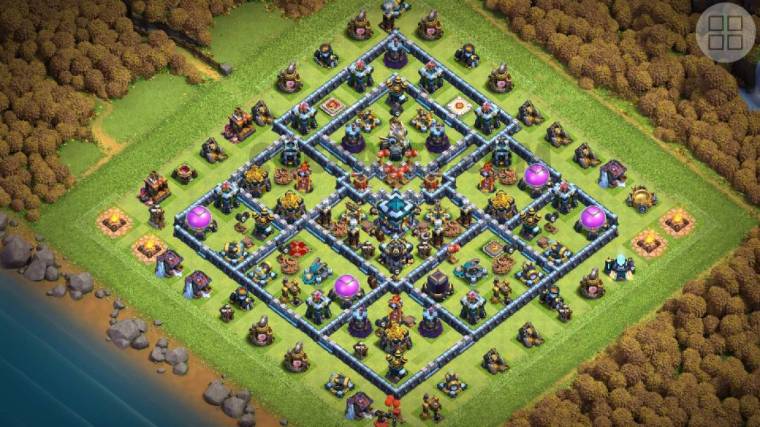 Clash Of Clans Town Hall 13 Trophy Base