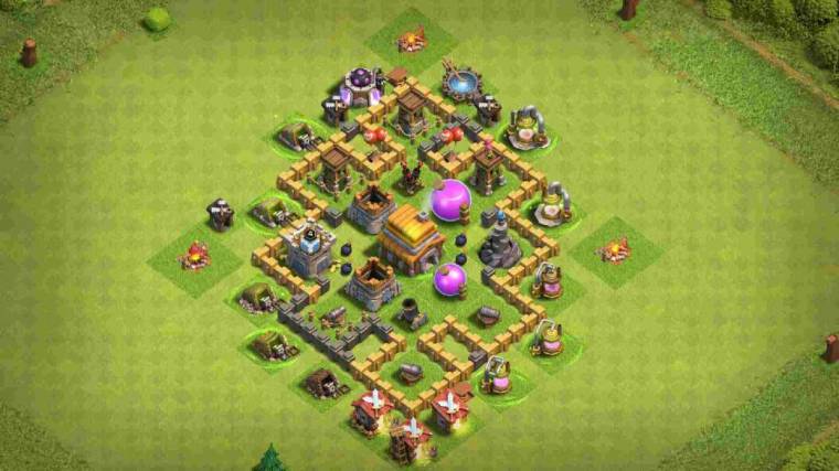 Clash Of Clans Town Hall 5 Trophy Layout Link