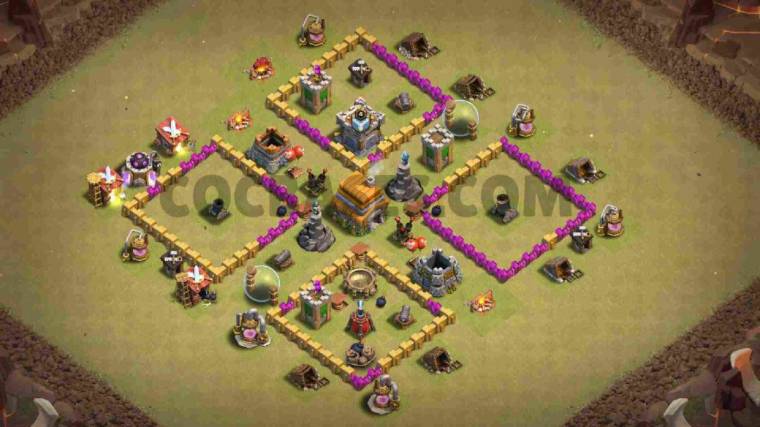 Clash Of Clans Town Hall 6 Base Link