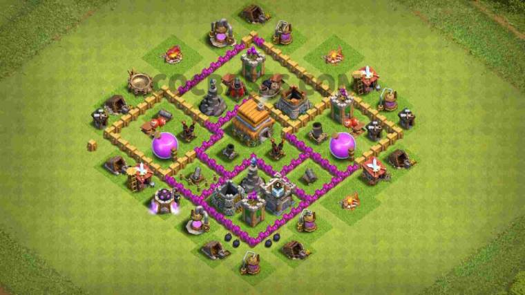 Clash Of Clans Town Hall 6 Farming Base Link