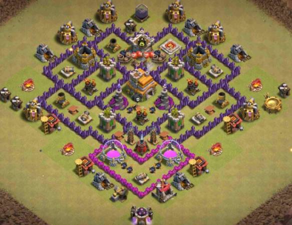 Clash Of Clans Town Hall 7 Trophy Base Link Copy