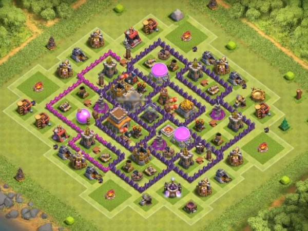 Clash Of Clans Town Hall 8 Defense Base Layout