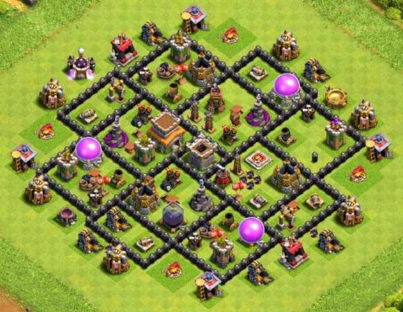 Clash Of Clans Town Hall 8 Farming Design